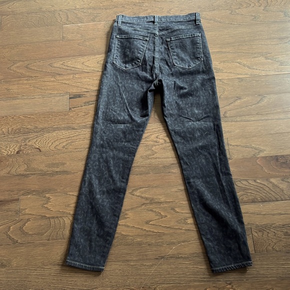 J Brand Lillie Savannah Leopard Button Fly High-Rise Skinny Jeans - Picture 7 of 10